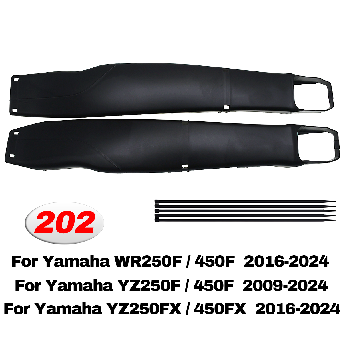 Motorcycle Rear Flat Fork Protective Cover for Yamaha YZ250F 450F 250 450 FX WR250F